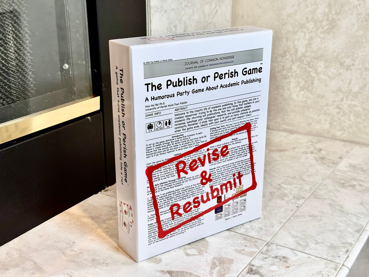 🎁 All‑in Bundle: The Publish or Perish Game + All 3 Expansion Packs