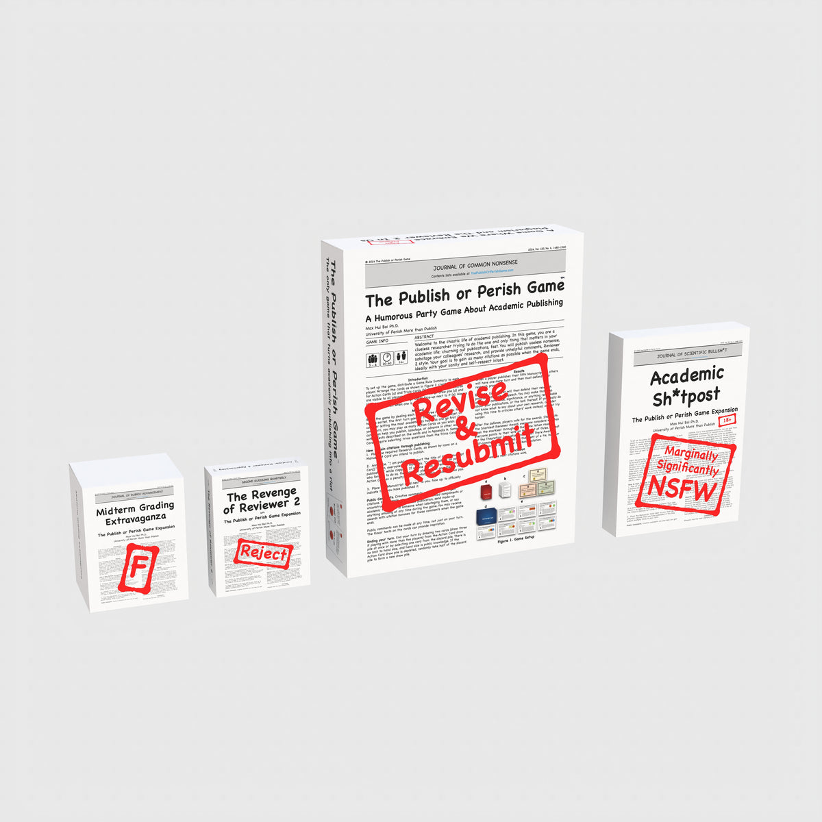 🎁 All‑in Bundle: The Publish or Perish Game + All 3 Expansion Packs