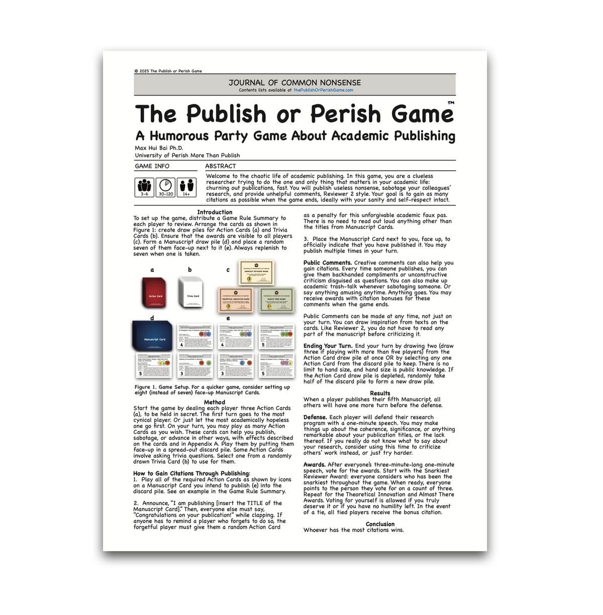 🎁 All‑in Bundle: The Publish or Perish Game + The Full Campus Meltdown Trilogy (All-in bundle with the base game + all 3 expansions + pencil case)