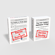 🎁 All‑in Bundle: The Publish or Perish Game + The Full Campus Meltdown Trilogy (All-in bundle with the base game + all 3 expansions + pencil case)