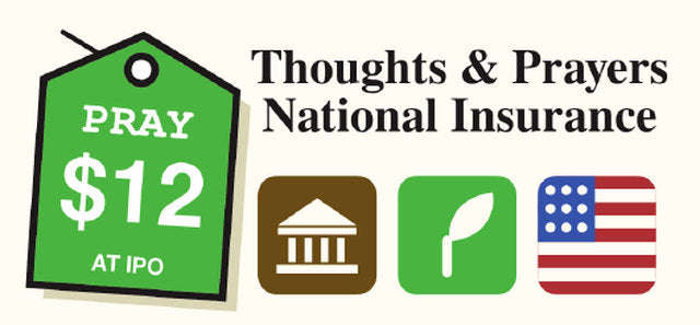 Stock card: Thoughts and Prayers National Insurance