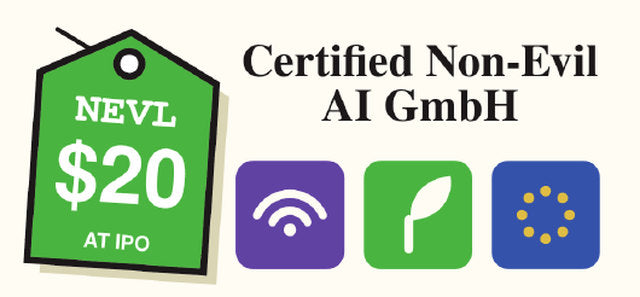 Stock card: Certified Non-Evil AI GmbH